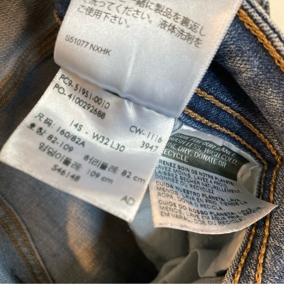 Levi’s Womens 529 Curvy Bootcut Jeans Denim Blue Size 14 - Picture 7 of 7